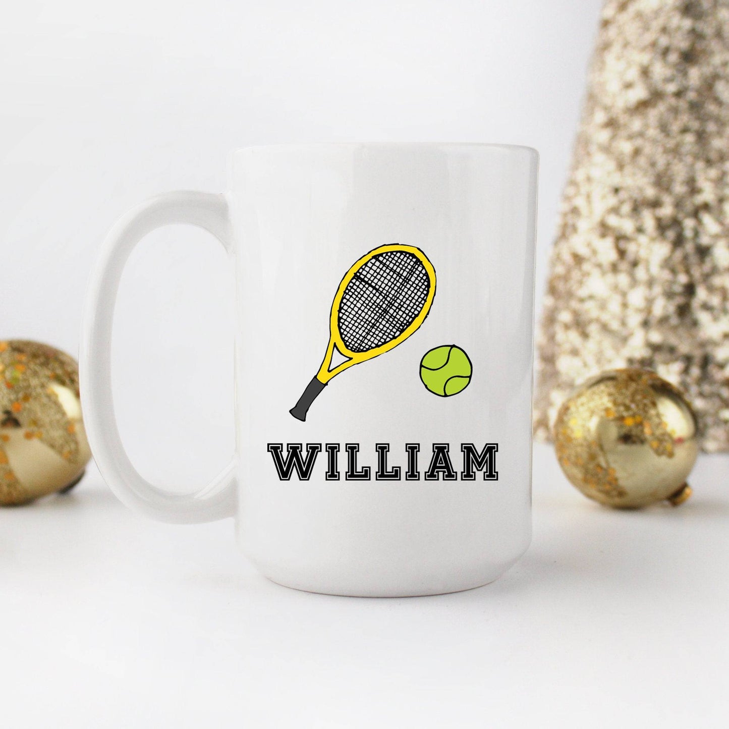 Personalized Tennis Mug | Sports Mug