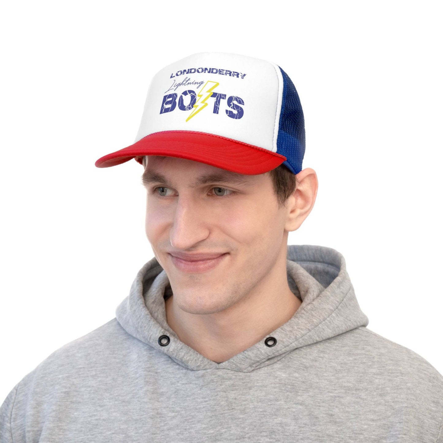 Bolts Adult Foam Printed Trucker Caps
