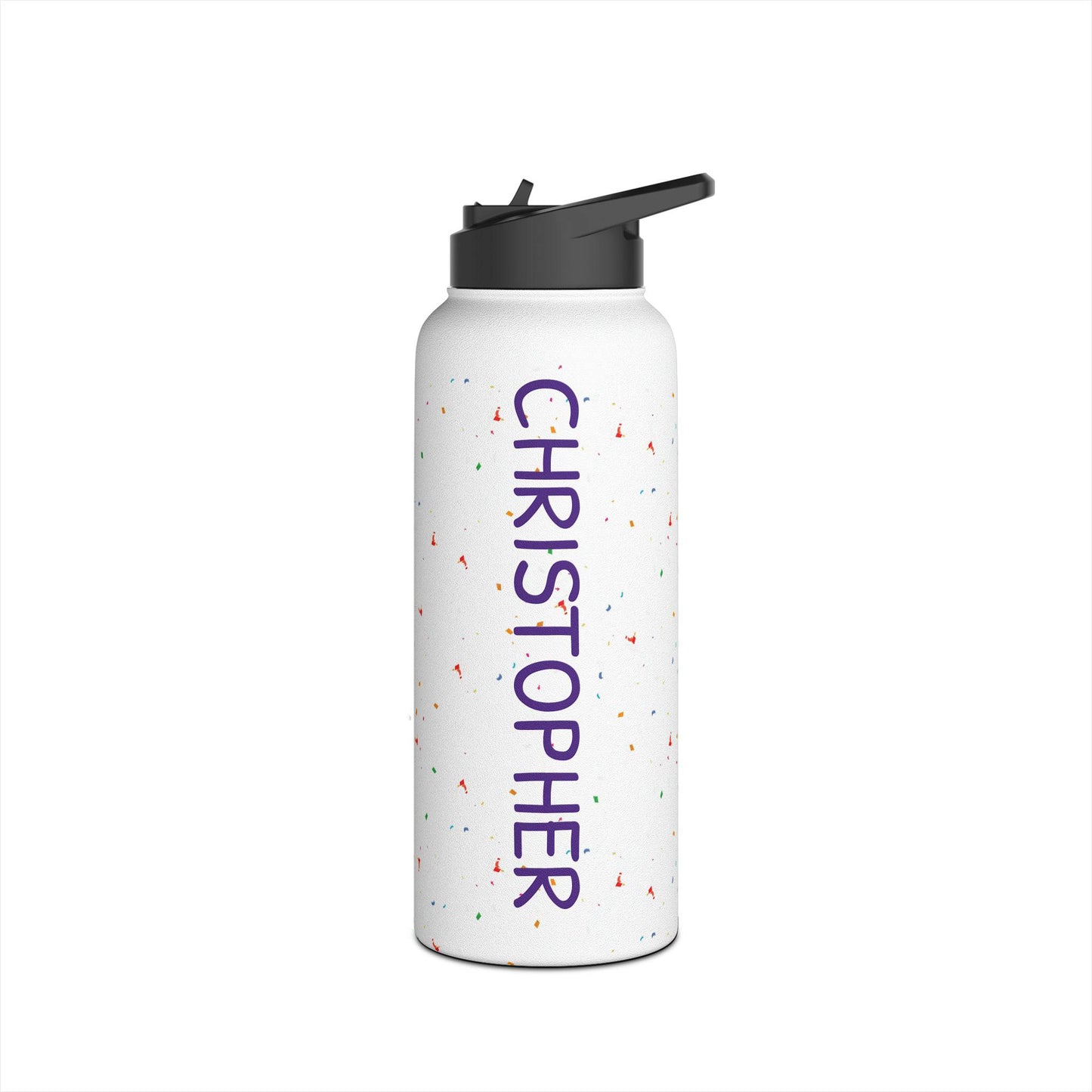 Mardi Gras Water Bottle
