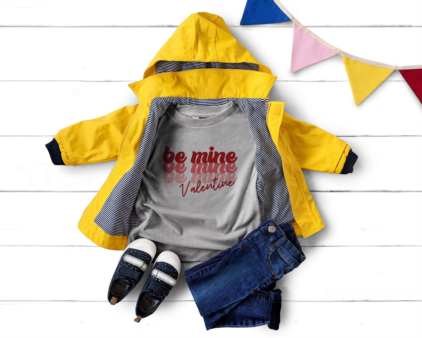 Be Mine Valentine - Valentine's Day Shirt for Kids