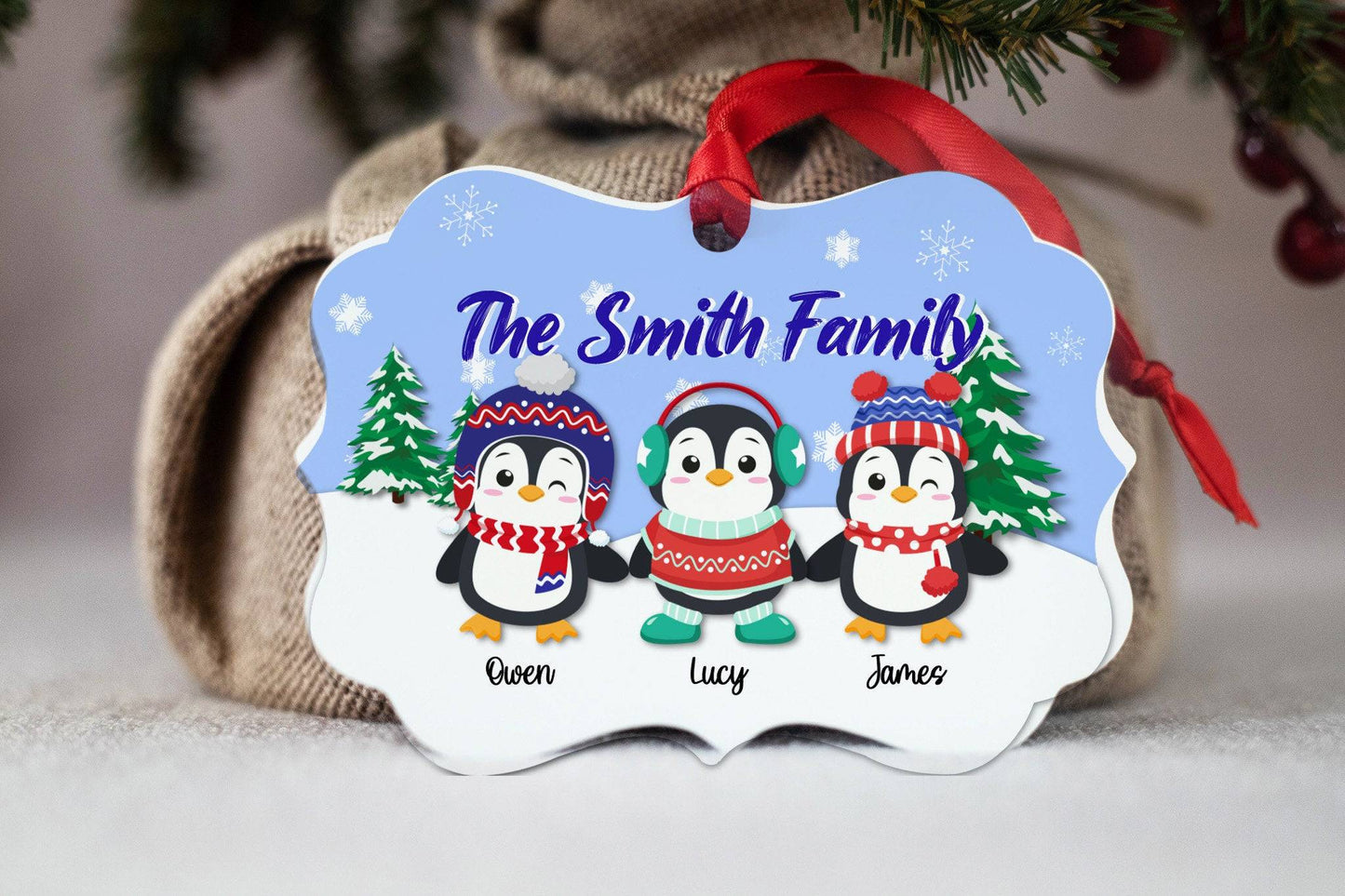 Gingerbread Family Ornament