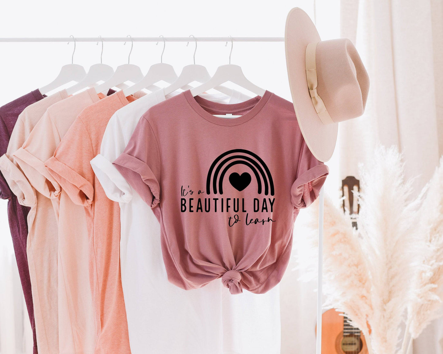 It's A Beautiful Day to Learn Shirt - Teacher Shirt