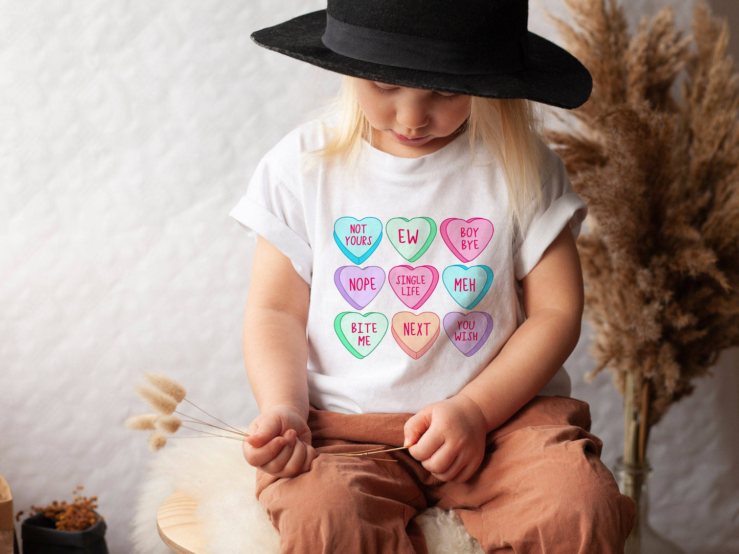 Kids Anti-Valentines Day Shirt - Funny Conversation Heart Shirt
