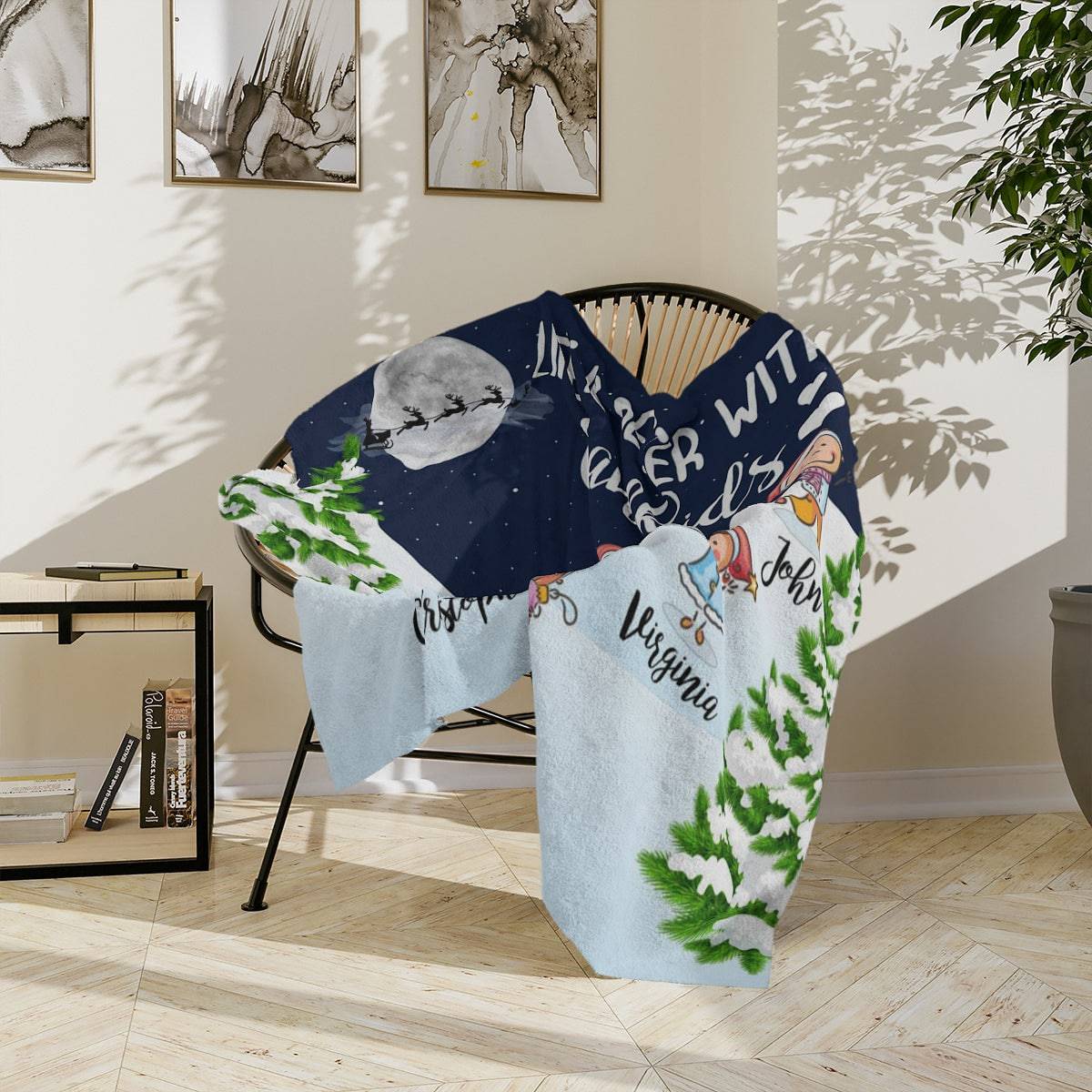 Life Is Better with Grandkids Minky Blanket