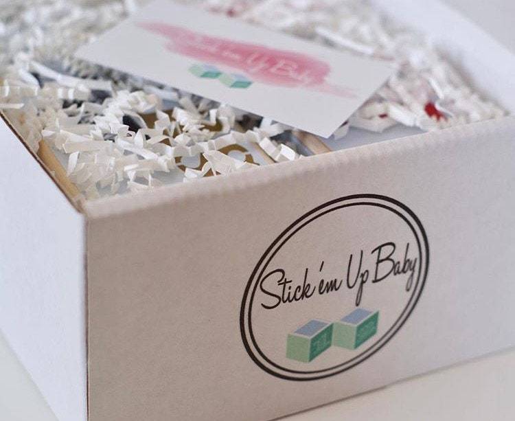 Mermaid Baby Milestone Blocks - Baby Girl Gift