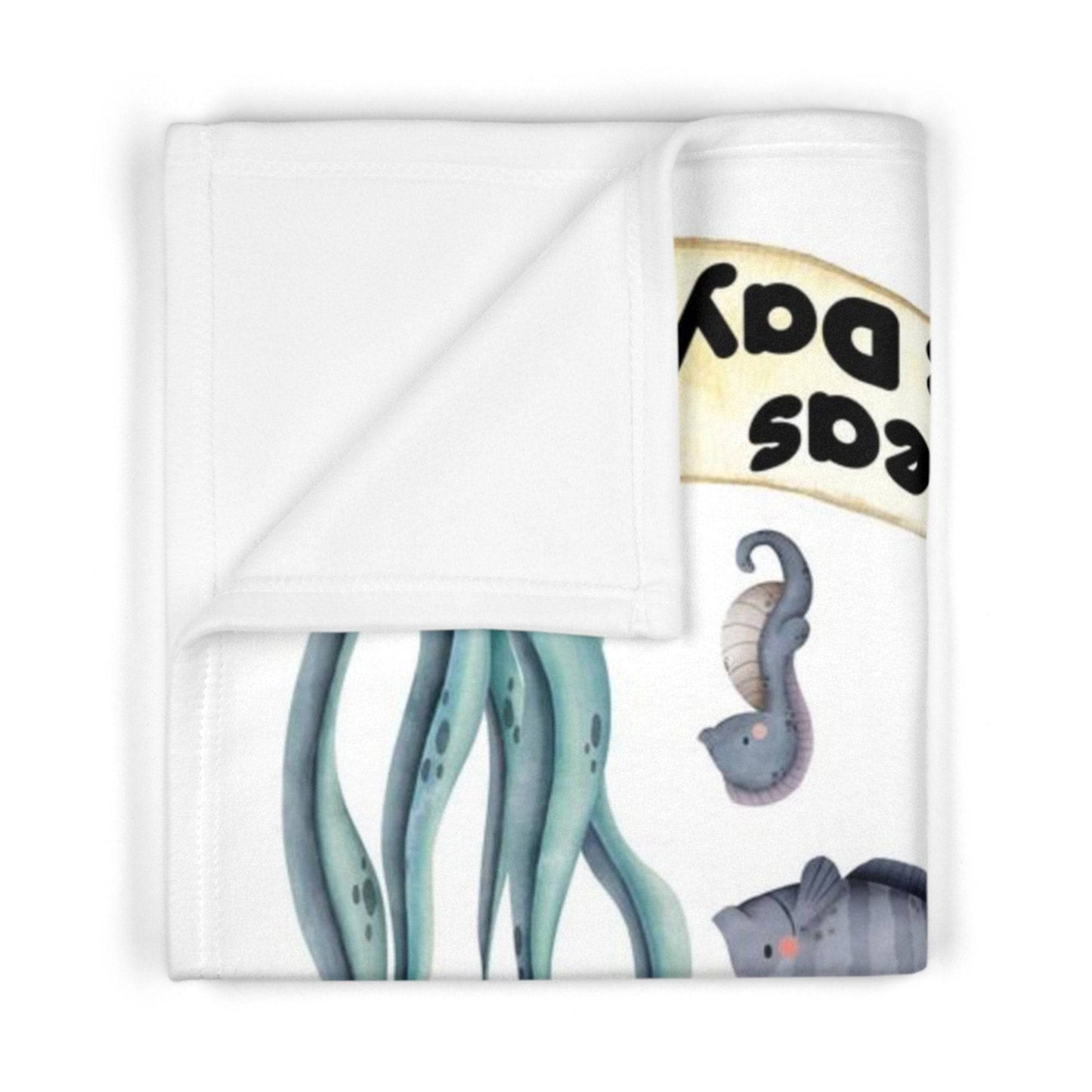 Ocean "Seas The Day" Baby Blanket