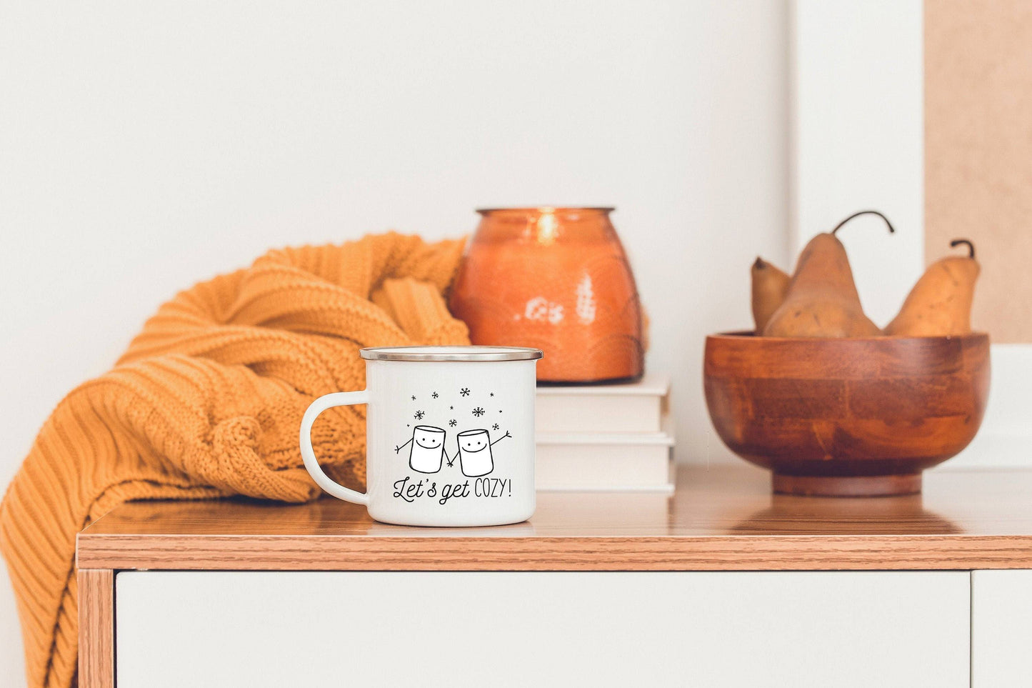 Overstock | Let's Get Cozy Marshmallow Mug