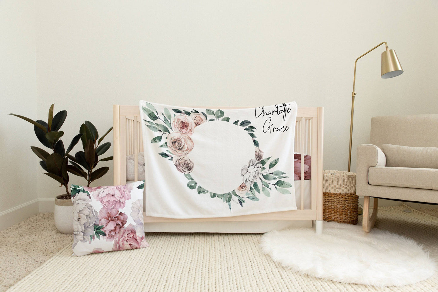 Personalized Baby Girl Gift | Personalized Blanket | Custom Blanket