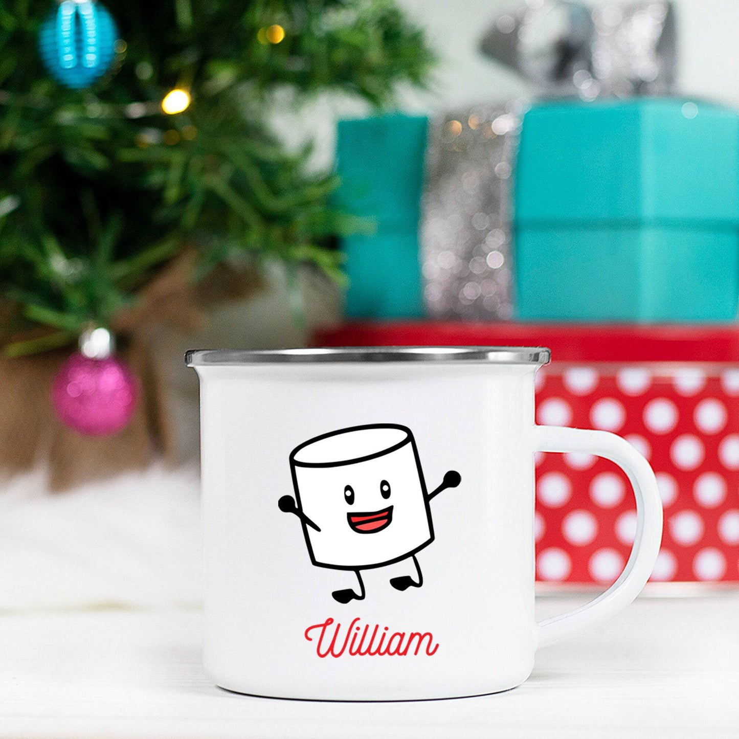 Personalized Boy Marshmallow Mug