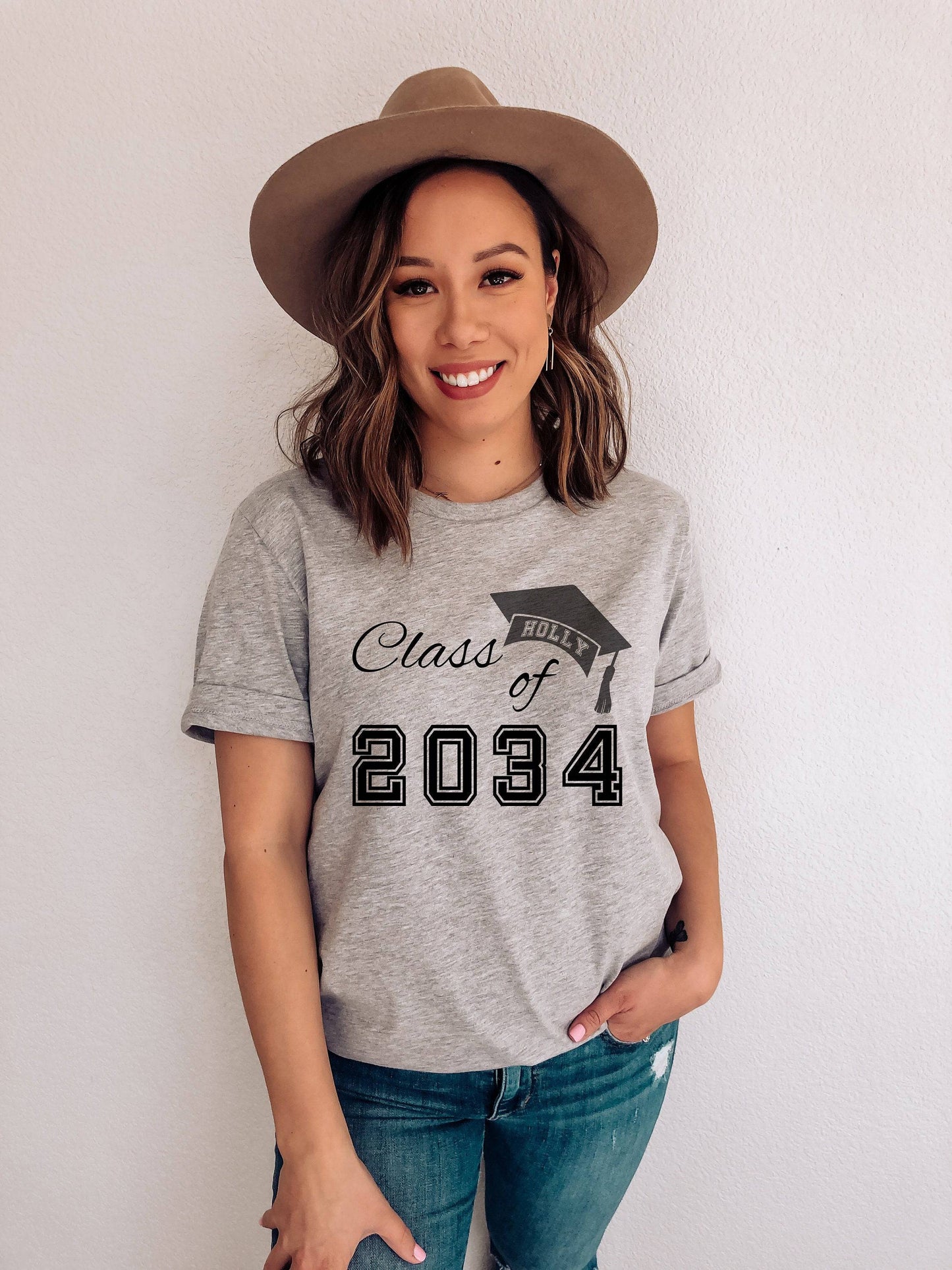 Personalized "Class of" Shirt - First Day of School Kindergarten Shirt