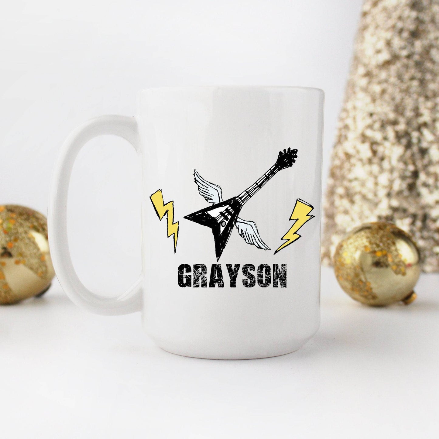 Personalized Rock and Roll Mug