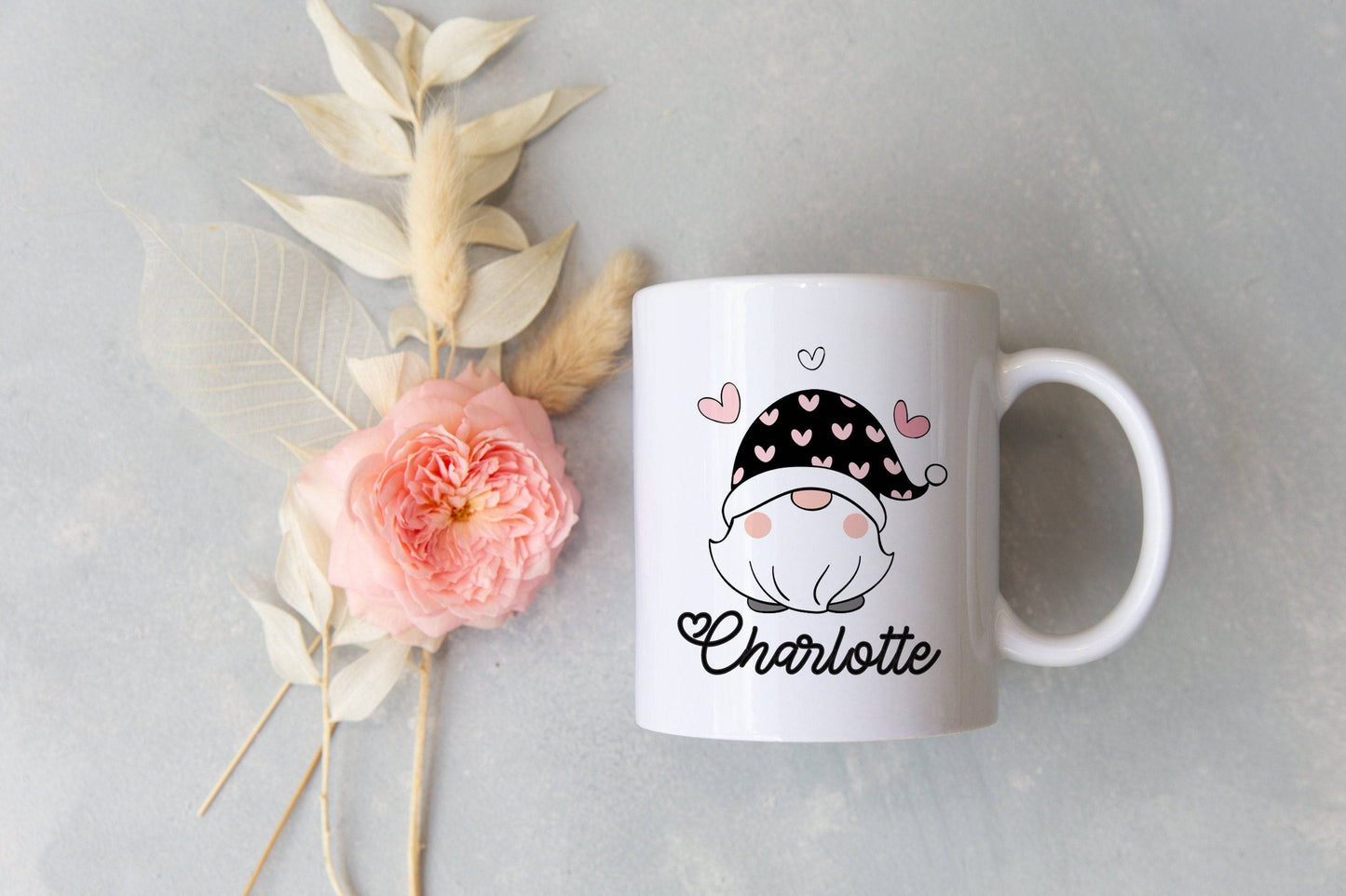 Personalized Valentine's Gnome Mug