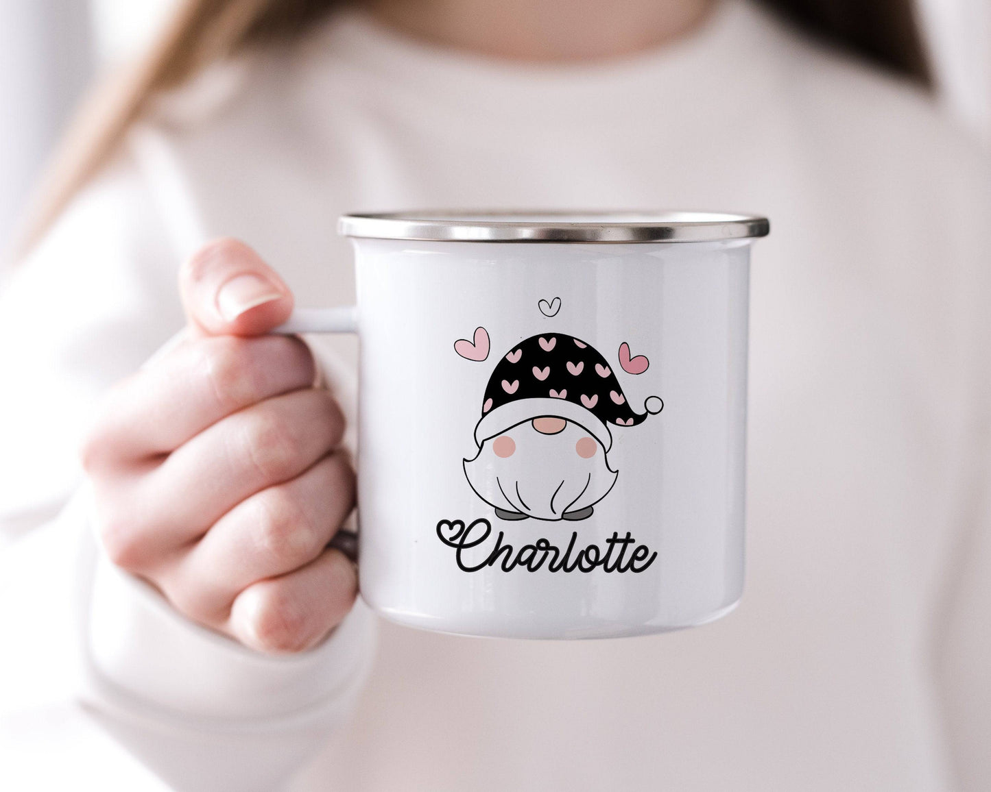 Personalized Valentine's Gnome Mug