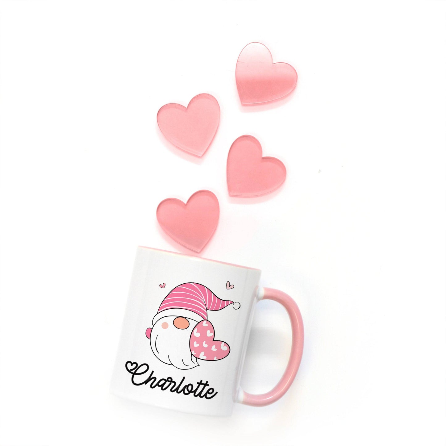 Personalized Valentine's Gnome Mug