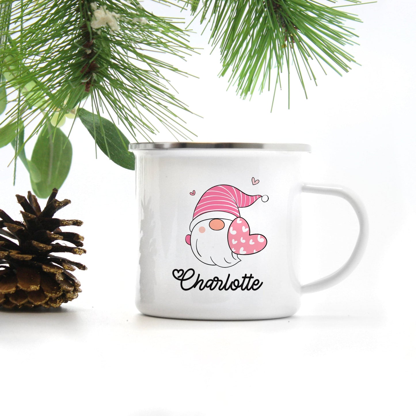 Personalized Valentine's Gnome Mug