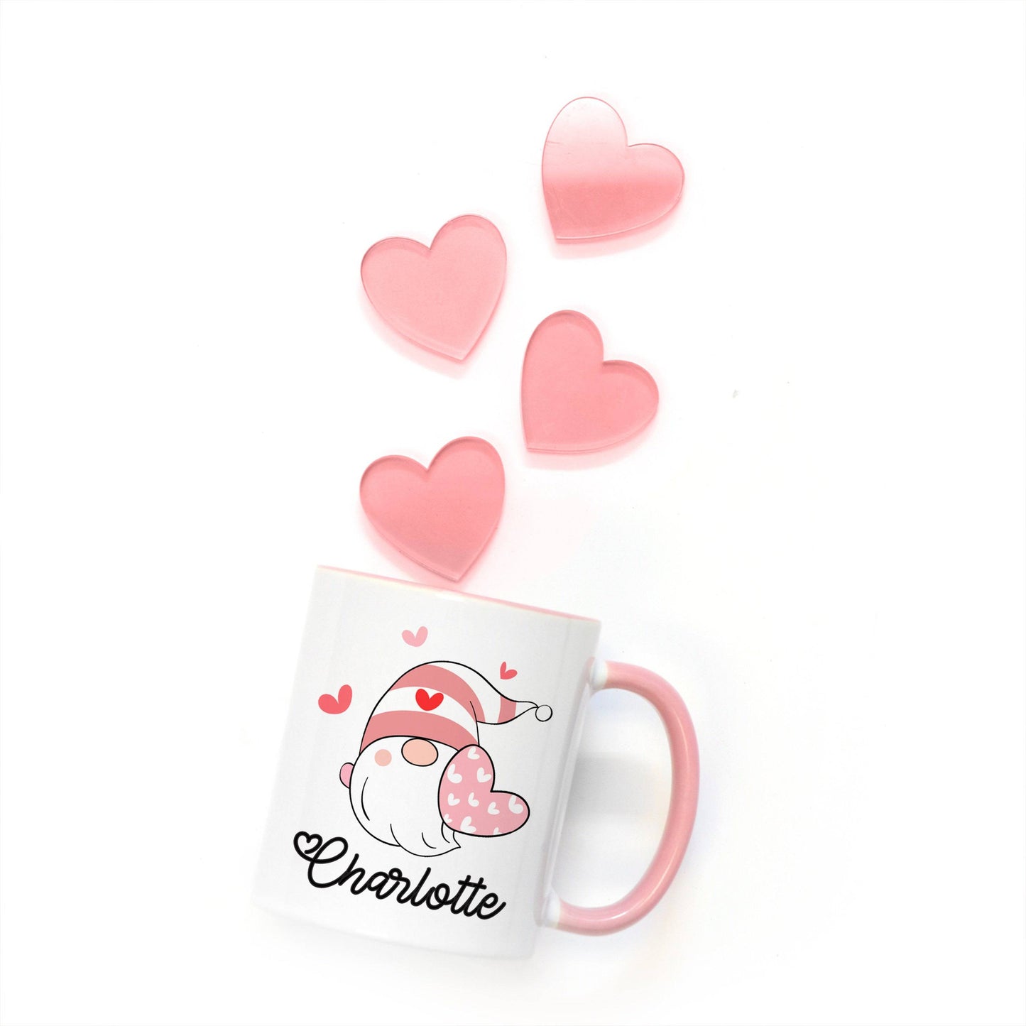 Personalized Valentine's Gnome Mug