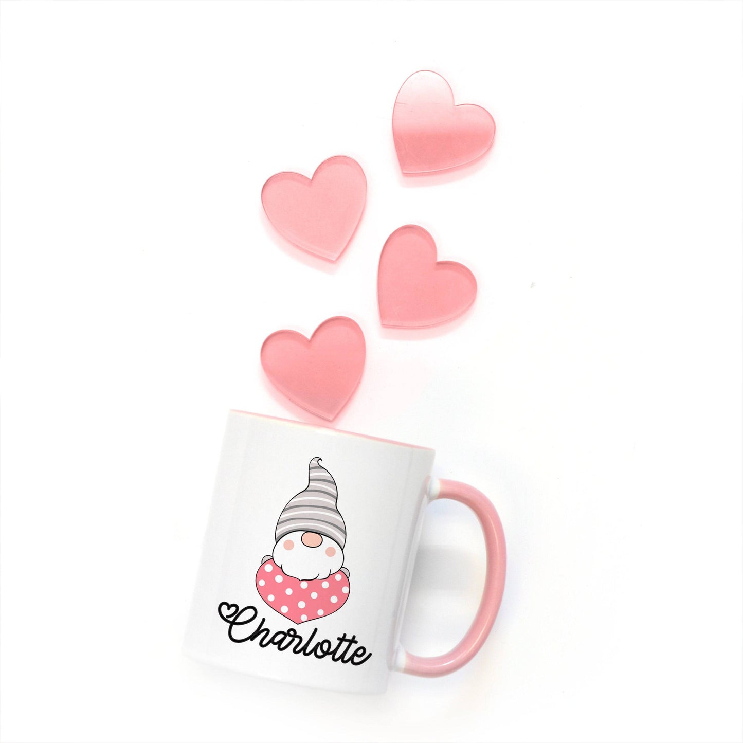 Personalized Valentine's Gnome Mug