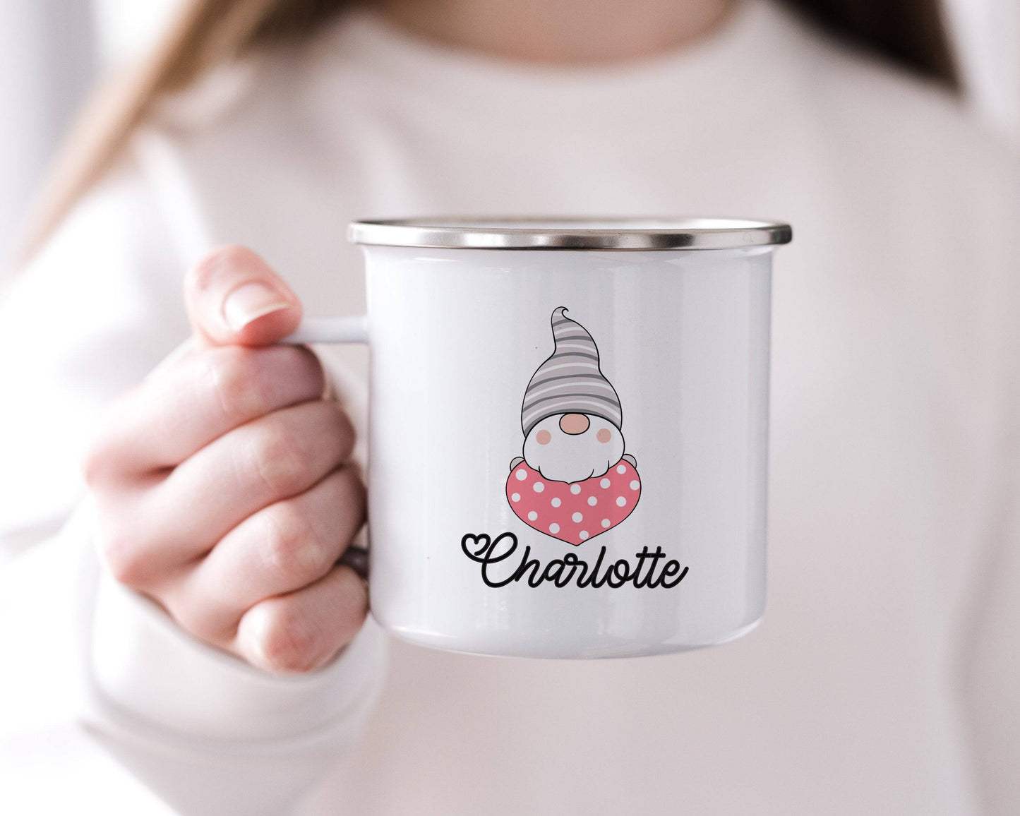 Personalized Valentine's Gnome Mug