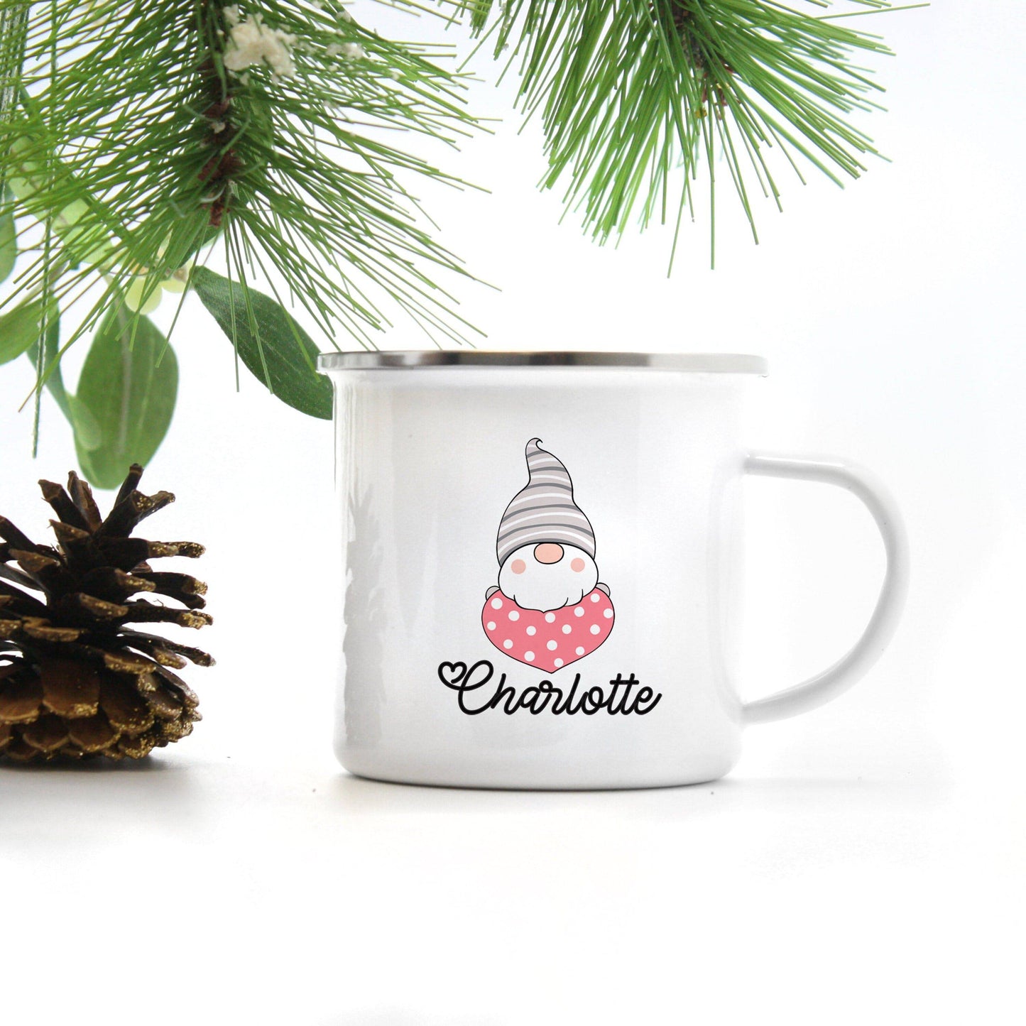 Personalized Valentine's Gnome Mug