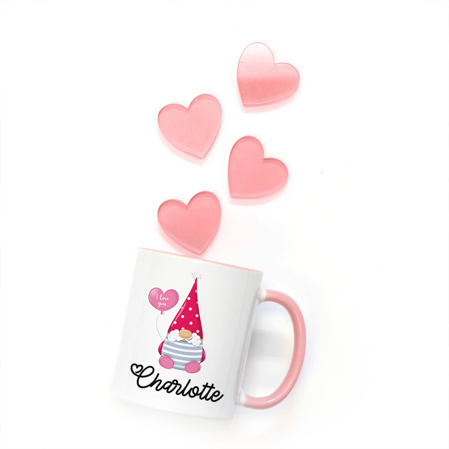 Personalized Valentine's Gnome Mug