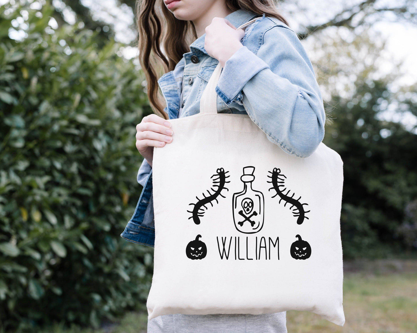 Spooky Trick or Treat Bag - Personalized Halloween Bag