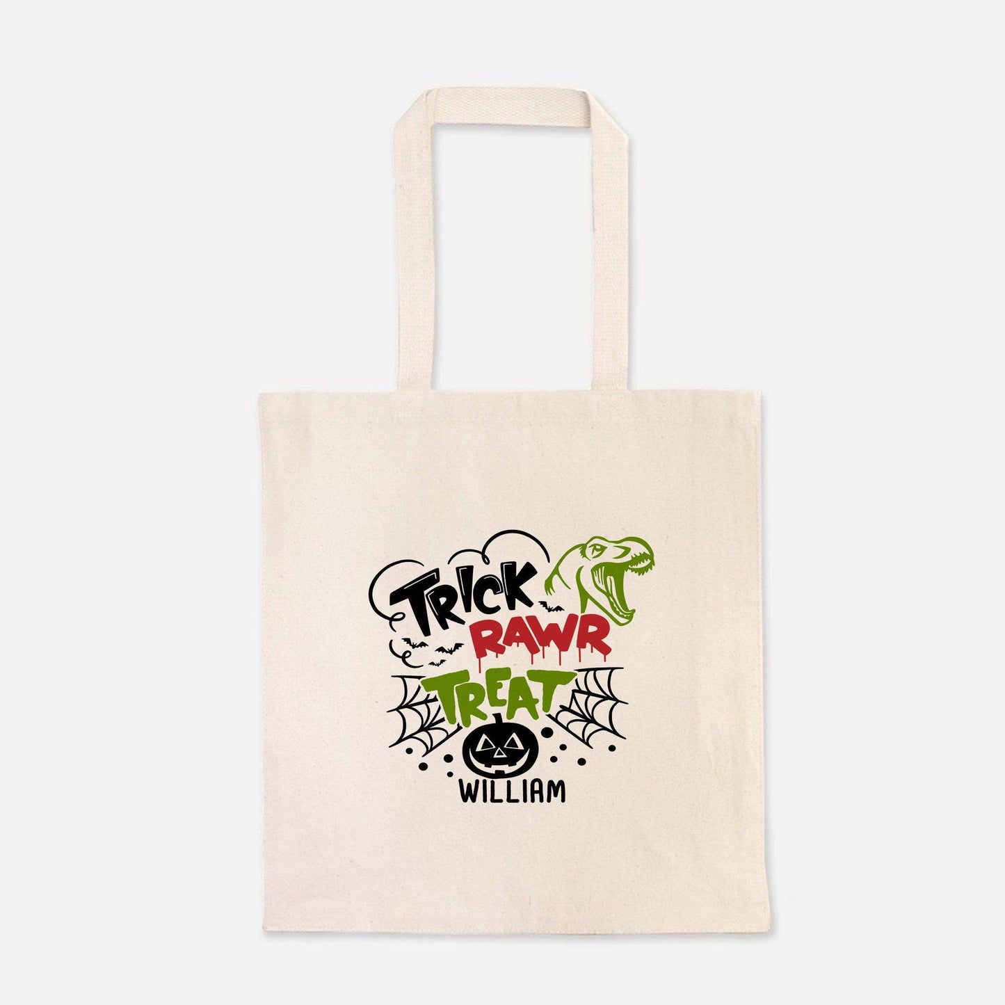 Trick or Treat Bags - Personalized Dinosaur Halloween Bag