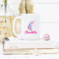 Personalized Pink Unicorn Mug - Stick'em Up Baby®