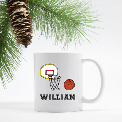 Personalized Basketball Mug | Sports Mug - Stick'em Up Baby®