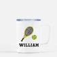 Personalized Tennis Mug | Sports Mug - Stick'em Up Baby®