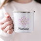 Personalized Pink Snowflake Mug - Stick'em Up Baby®
