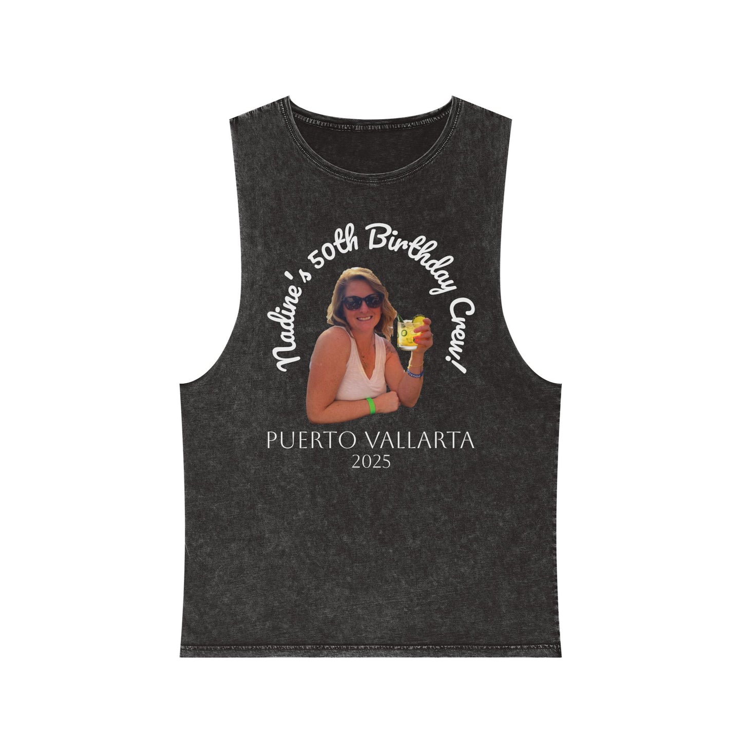 Unisex Stonewash Tank Top