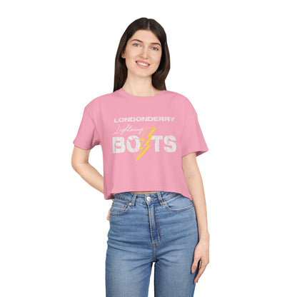 Women's Bolts Crop Tee