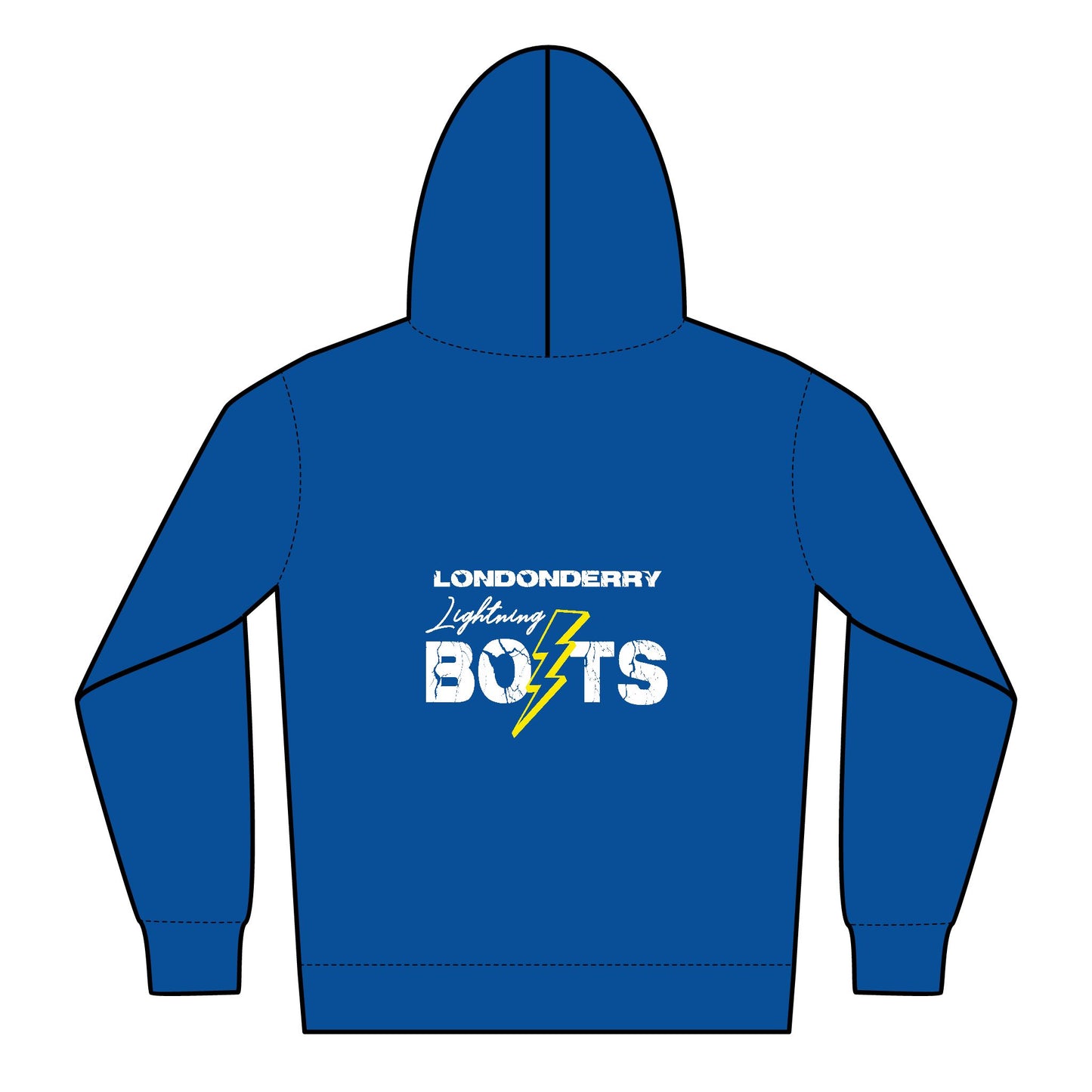 Bolts Youth Heavy Blend Zipped Hoodie