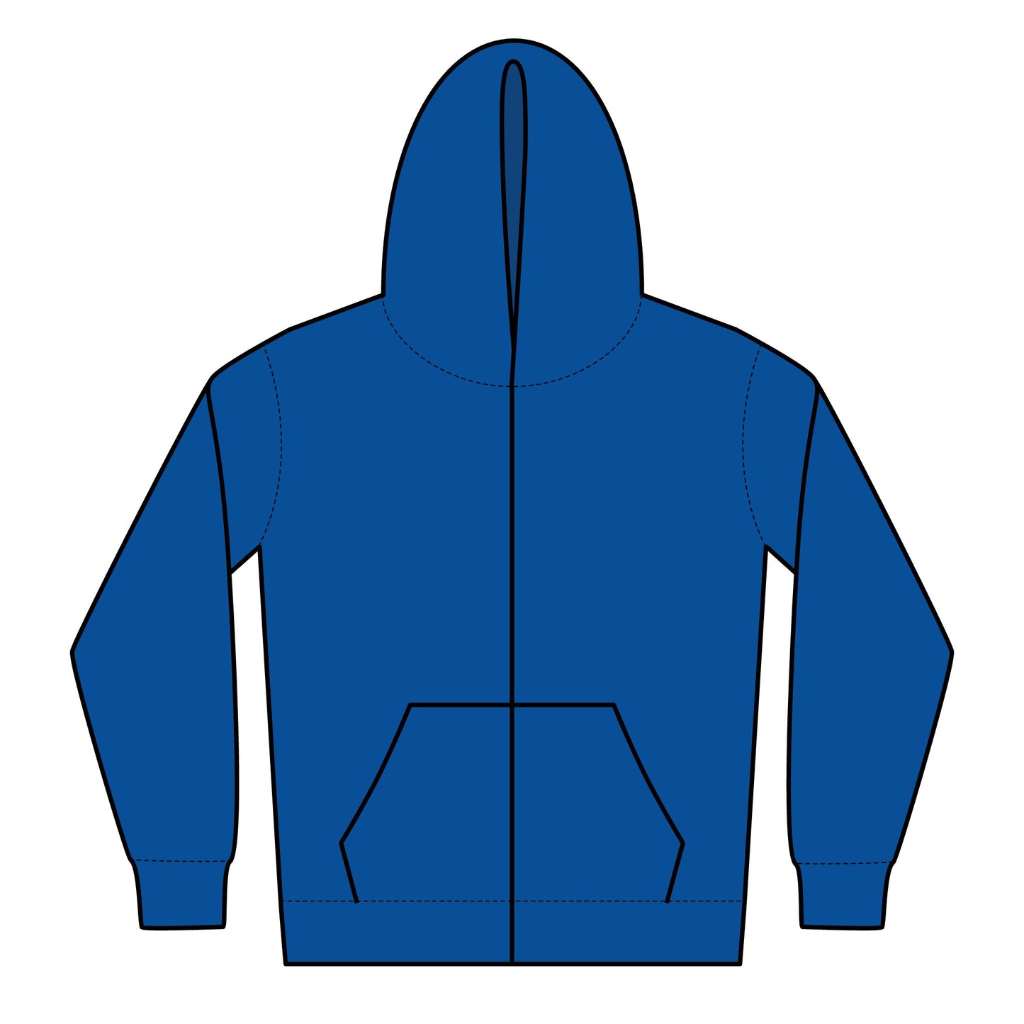 Bolts Youth Heavy Blend Zipped Hoodie