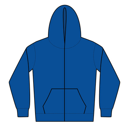 Bolts Youth Heavy Blend Zipped Hoodie