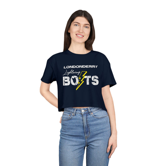 Women's Bolts Crop Tee
