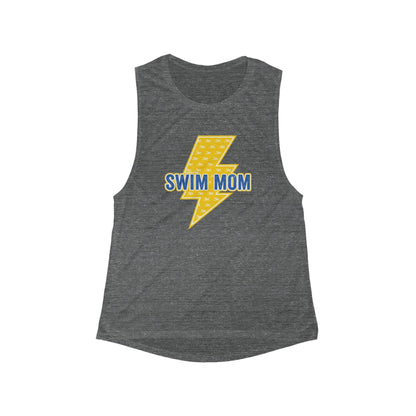 Bolts Swim Mom Women's Flowy Scoop Muscle Tank