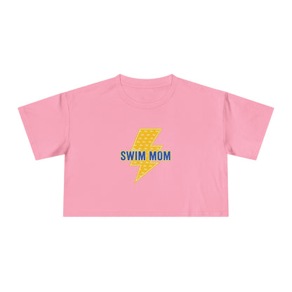 Women's Swim Mom Crop Tee