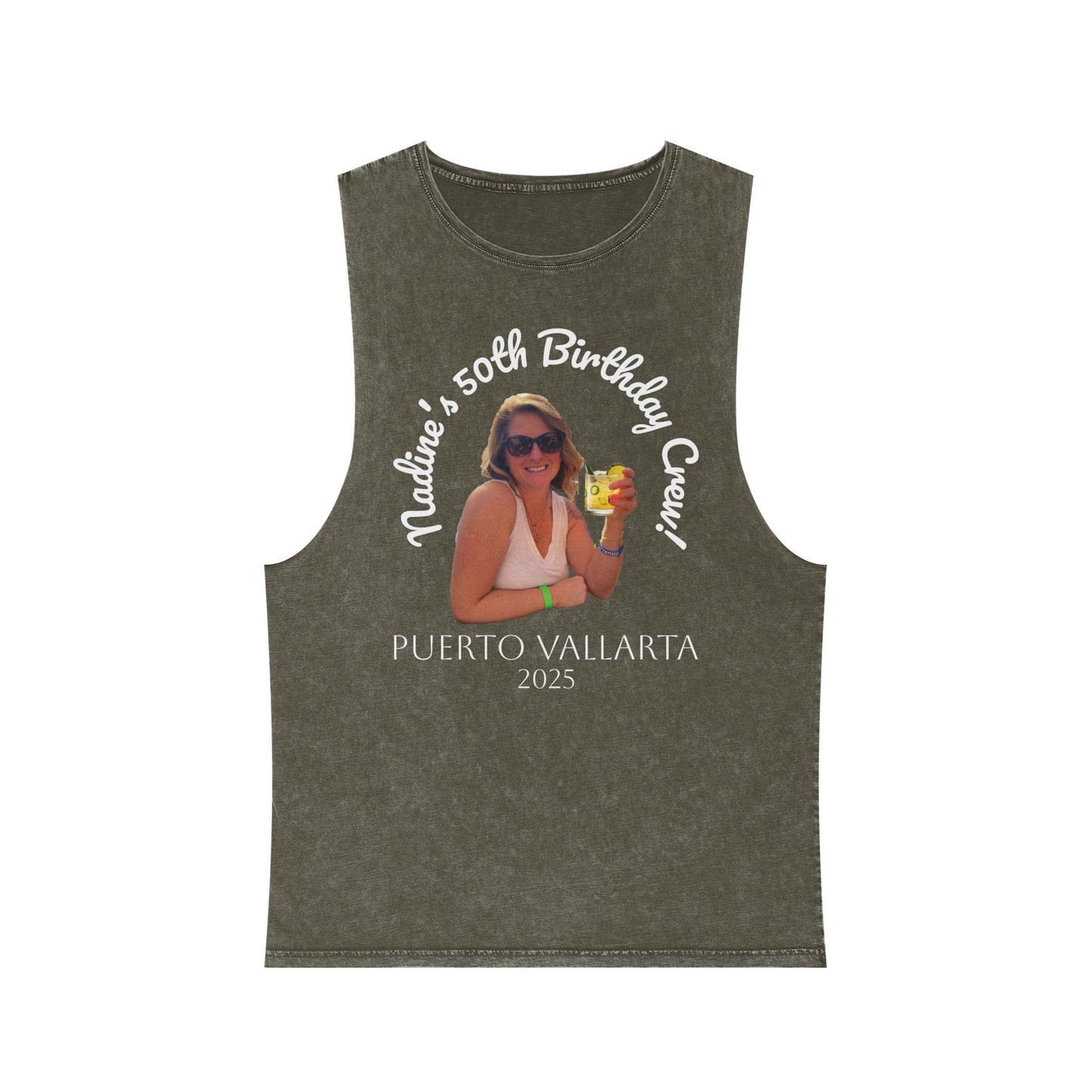 Unisex Stonewash Tank Top