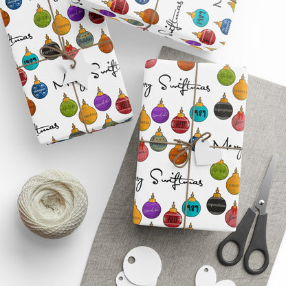 Merry Swiftmas Christmas Wrapping Paper - Luxury Holiday Wrapping Paper