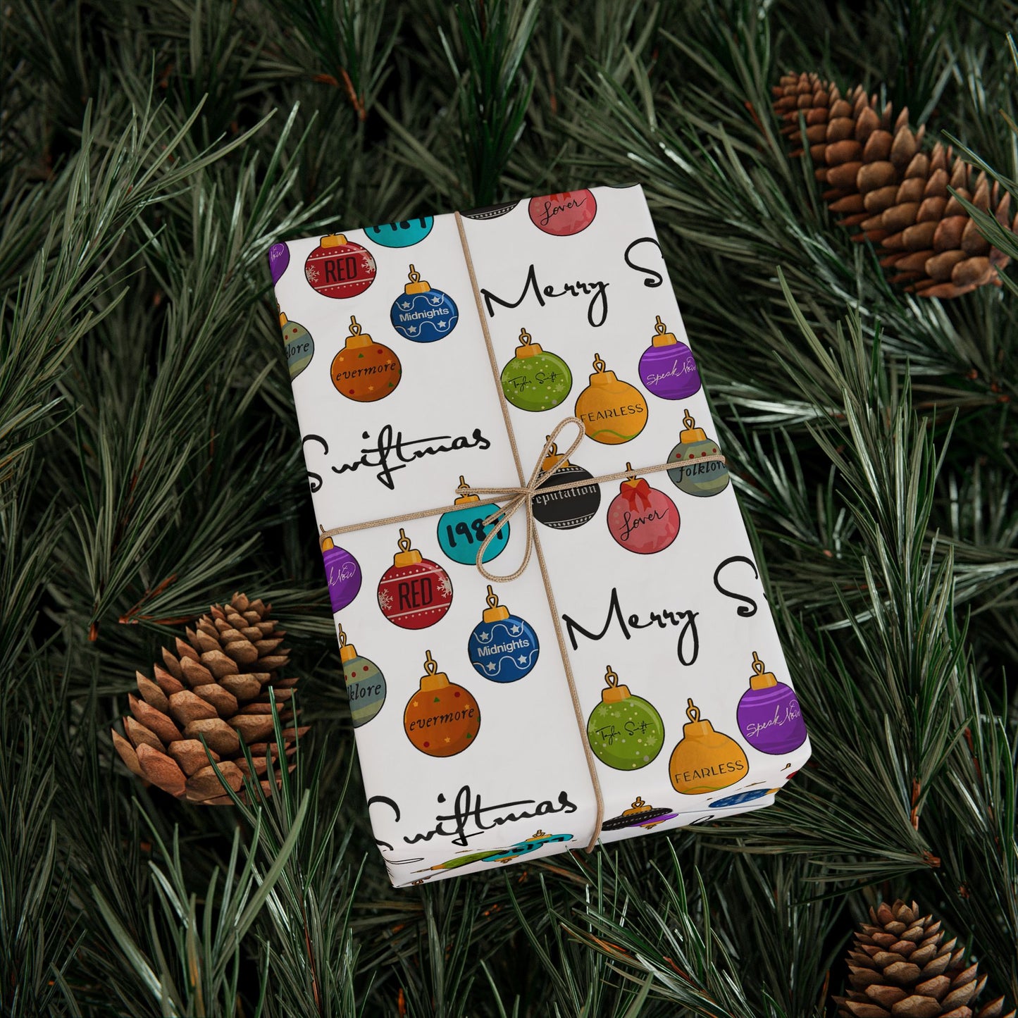 Merry Swiftmas Christmas Wrapping Paper - Luxury Holiday Wrapping Paper