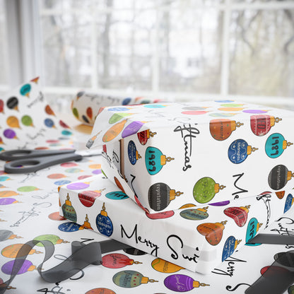 Merry Swiftmas Christmas Wrapping Paper - Luxury Holiday Wrapping Paper