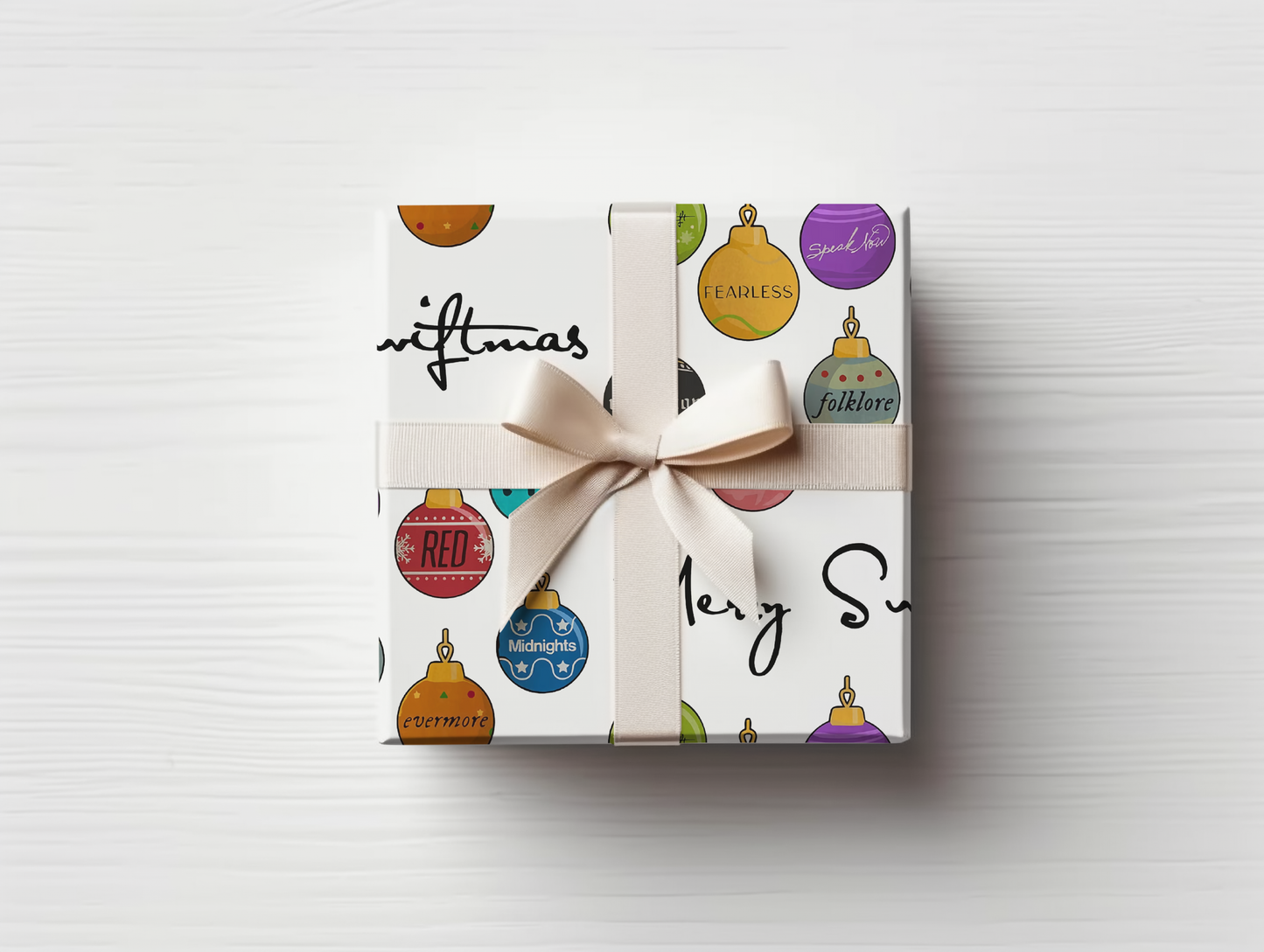 Merry Swiftmas Christmas Wrapping Paper - Luxury Holiday Wrapping Paper