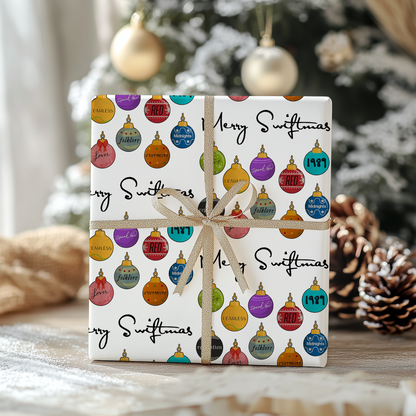 Merry Swiftmas Christmas Wrapping Paper - Luxury Holiday Wrapping Paper
