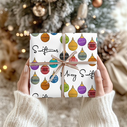 Merry Swiftmas Christmas Wrapping Paper - Luxury Holiday Wrapping Paper