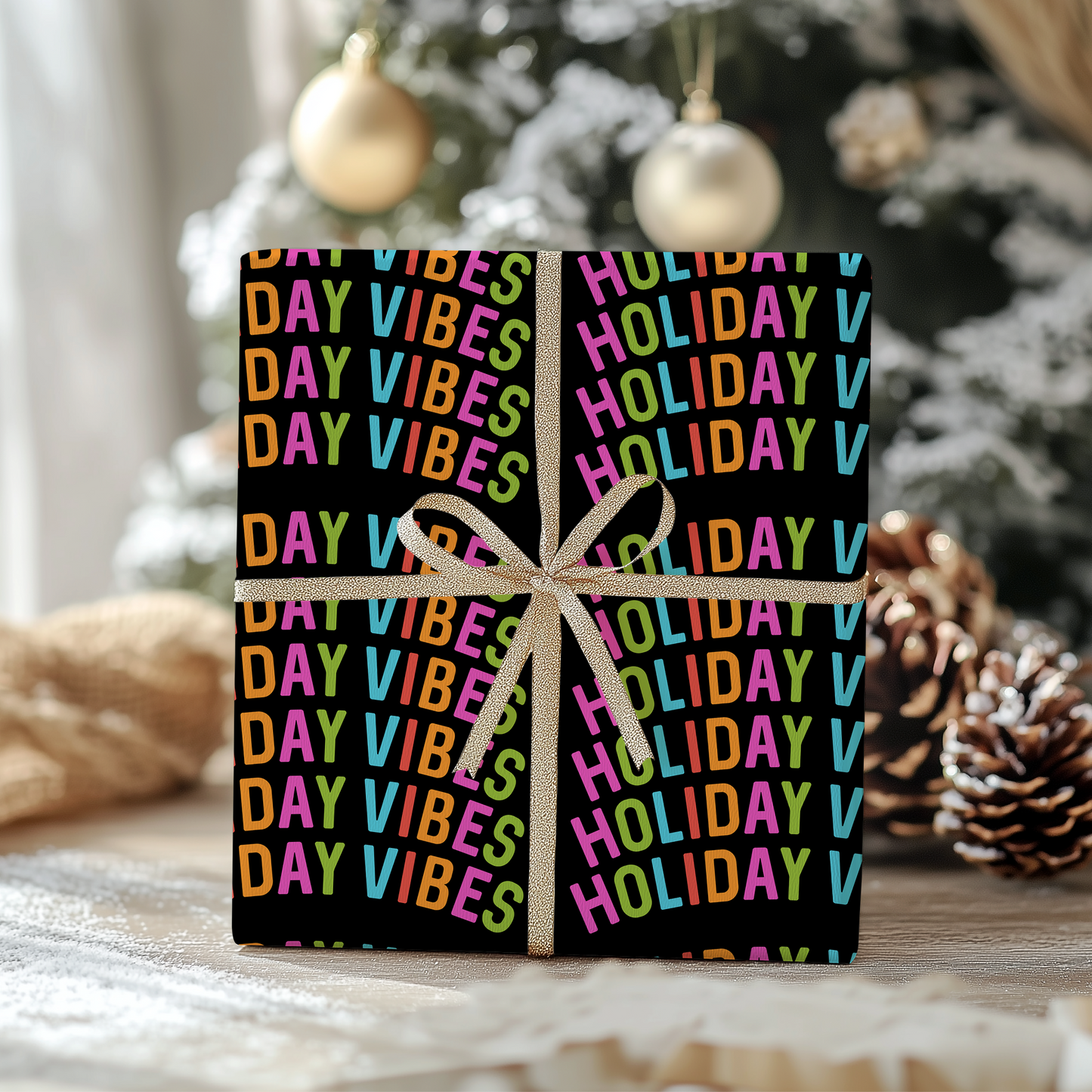 a holiday card with a holiday message on it