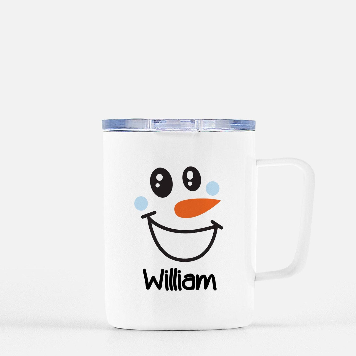Personalized Boy Snowman Mug