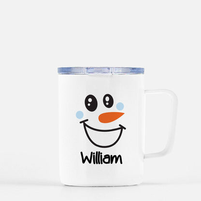 Personalized Boy Snowman Mug
