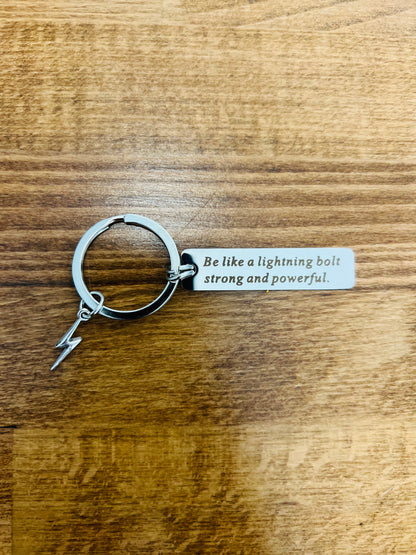 Lightning Bolts Keychain