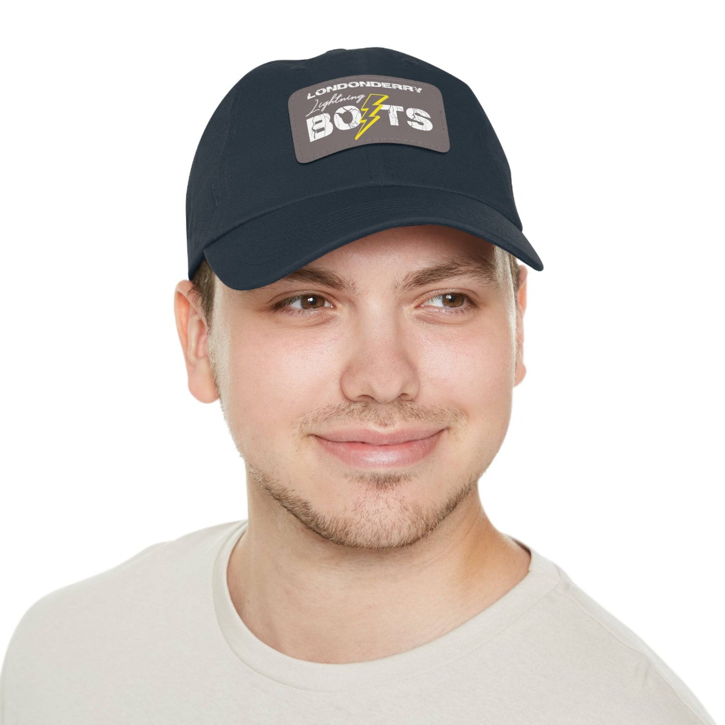 Bolts Adult Hat with Leather Patch